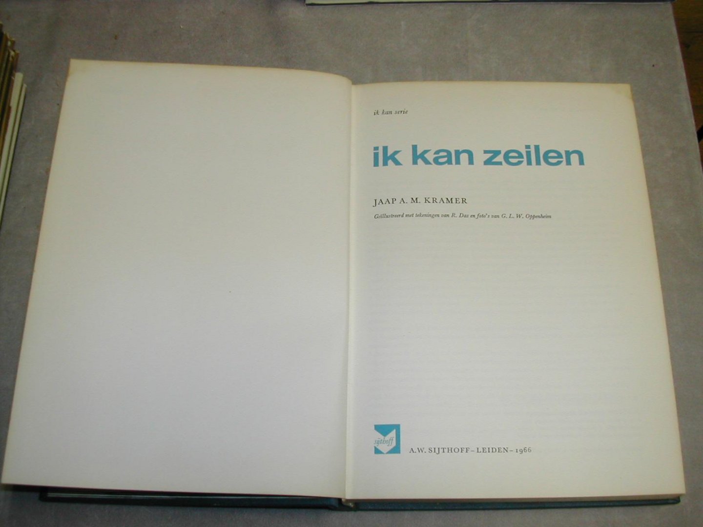 kramer, jaap a.m. - IK KAN ZEILEN kramer, jaap a.m. - IK KAN ZEILEN