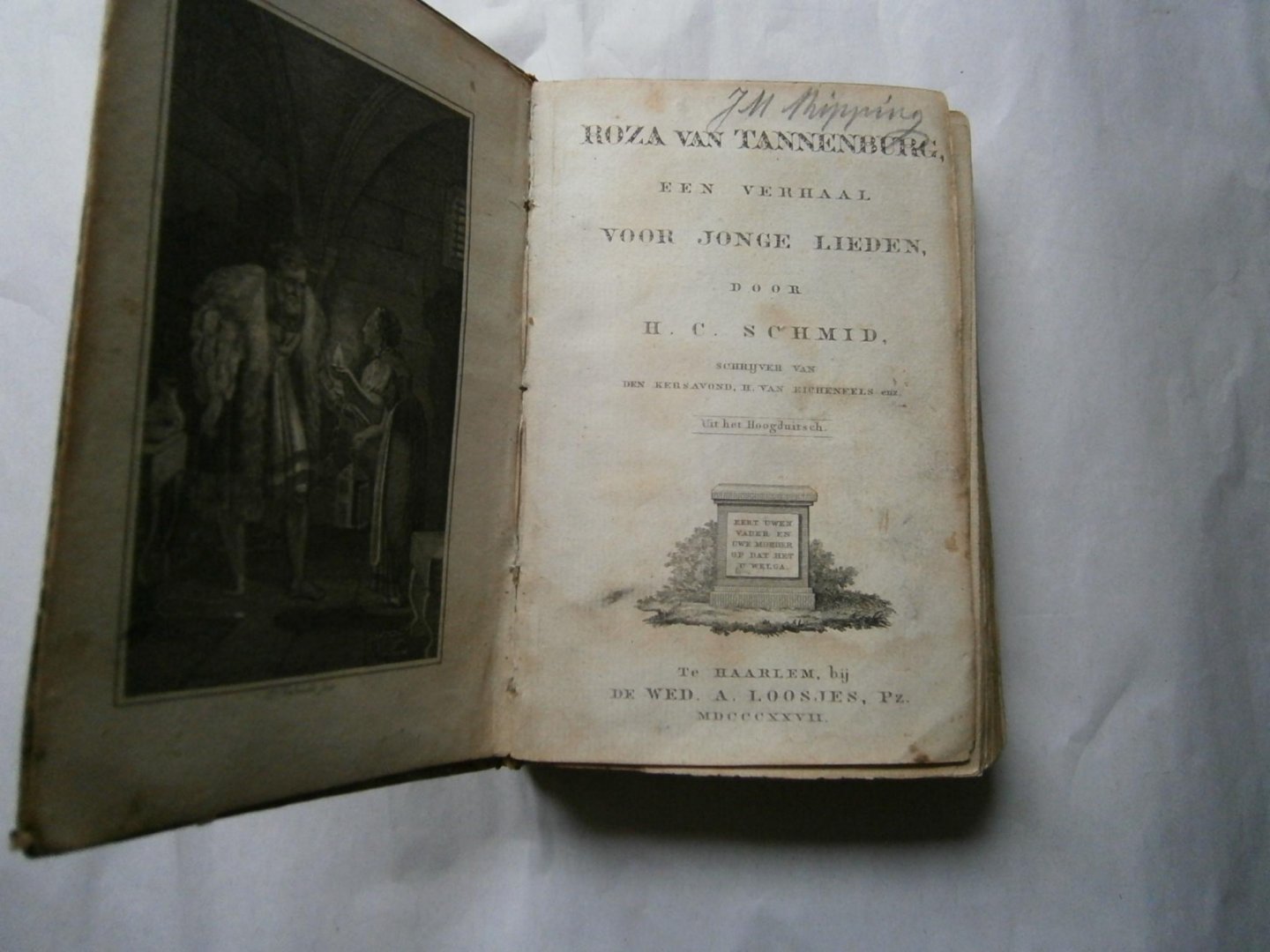 Schmid, H.C. - Roza van Tannenburg, een verhaal voor jonge lieden Het bloemkorfje, een verhaal voor de ontluikende jeugd