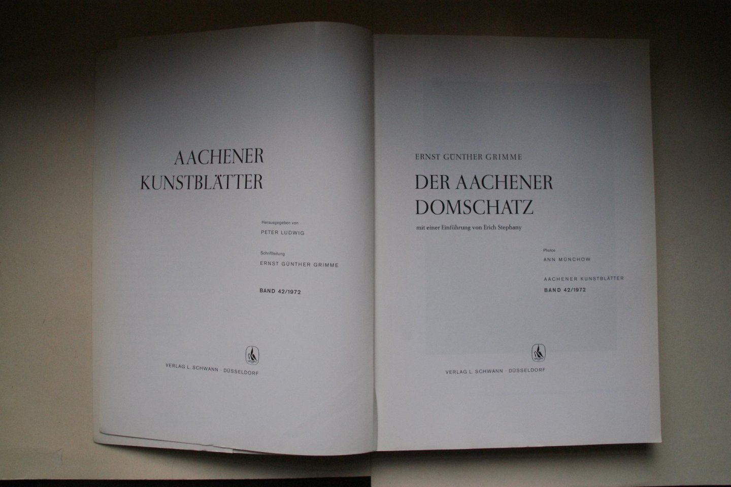Grimme, Ernst Gunther - Achener Domschatz  mit einer Einfuhrung von Erich Stephany
