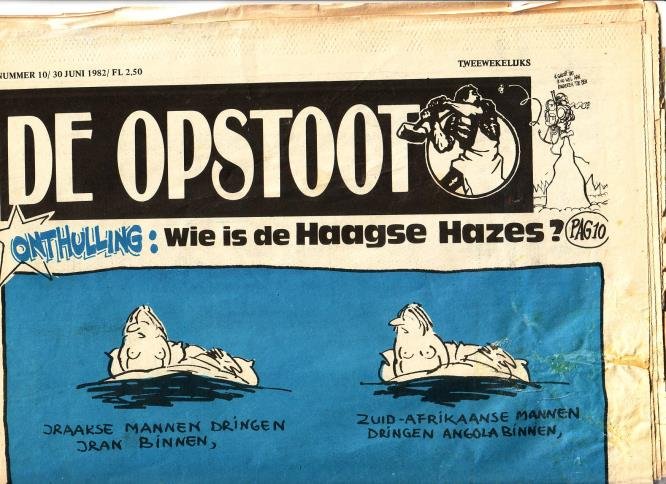 Almelo, Lex van, Jos Collignon, Hans van Laarhoven, e.a., red., - De Opstoot. Nummer 10, 30 juni 1982. [Los nummer]