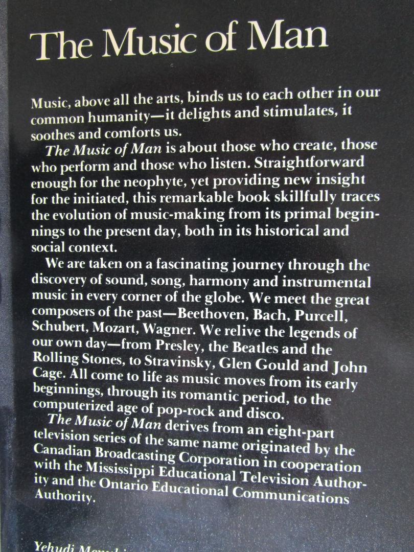 Menuhin, Yehudi; Davis, Curtis W. - The Music of Man