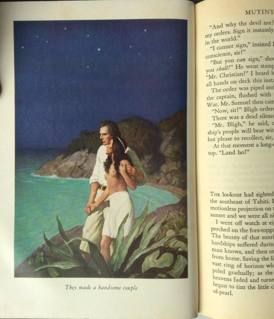 Nordhoff, Charles, Hall, James Norman, Wyeth, N,C (Illustrator) - The Bounty Trilogy: Mutiny on the Bounty / Men Against the Sea / Pitcairn's Island
