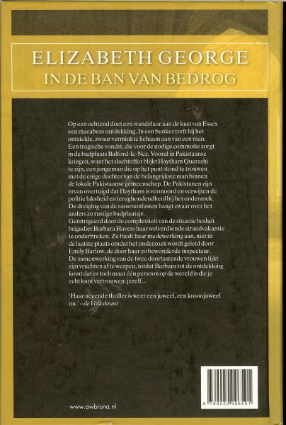 George, Elizabeth .. Vertaling Rie Neehus - In de ban van bedrog .. Blijft alle 570 pagina's lang spannend