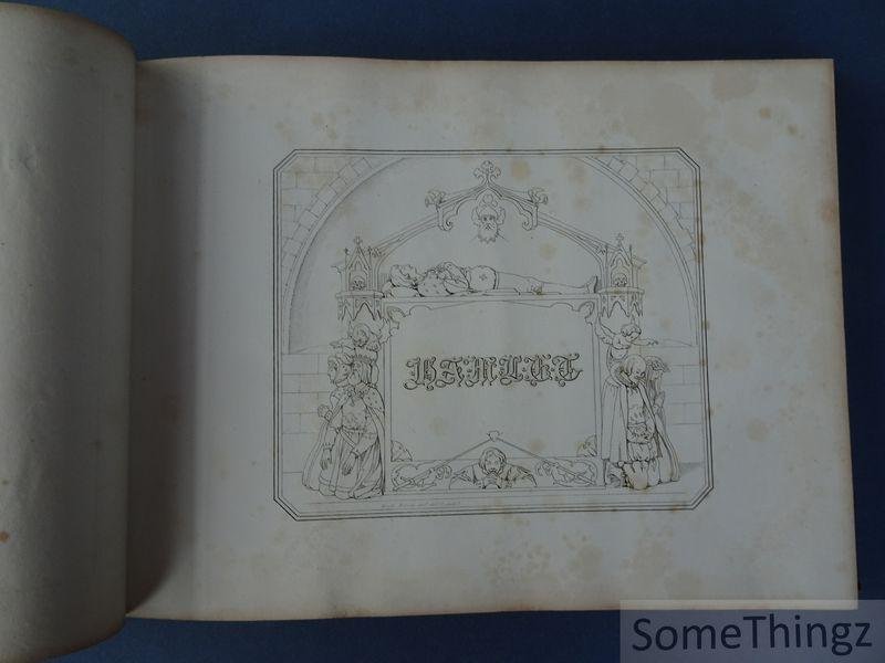 Retzsch, Moritz (ills.) /  C. A. Boettiger, Carl Borromaeus von Miltitz and Hermann Ulrici (text). - Outlines to Shakespeare's Dramatic Works. - Gallerie zu Shakspear's dramatischen Werken. In Umrissen erfunden und gestochen von Moritz Retzsch. Complete in one Volume. [German and English text.]