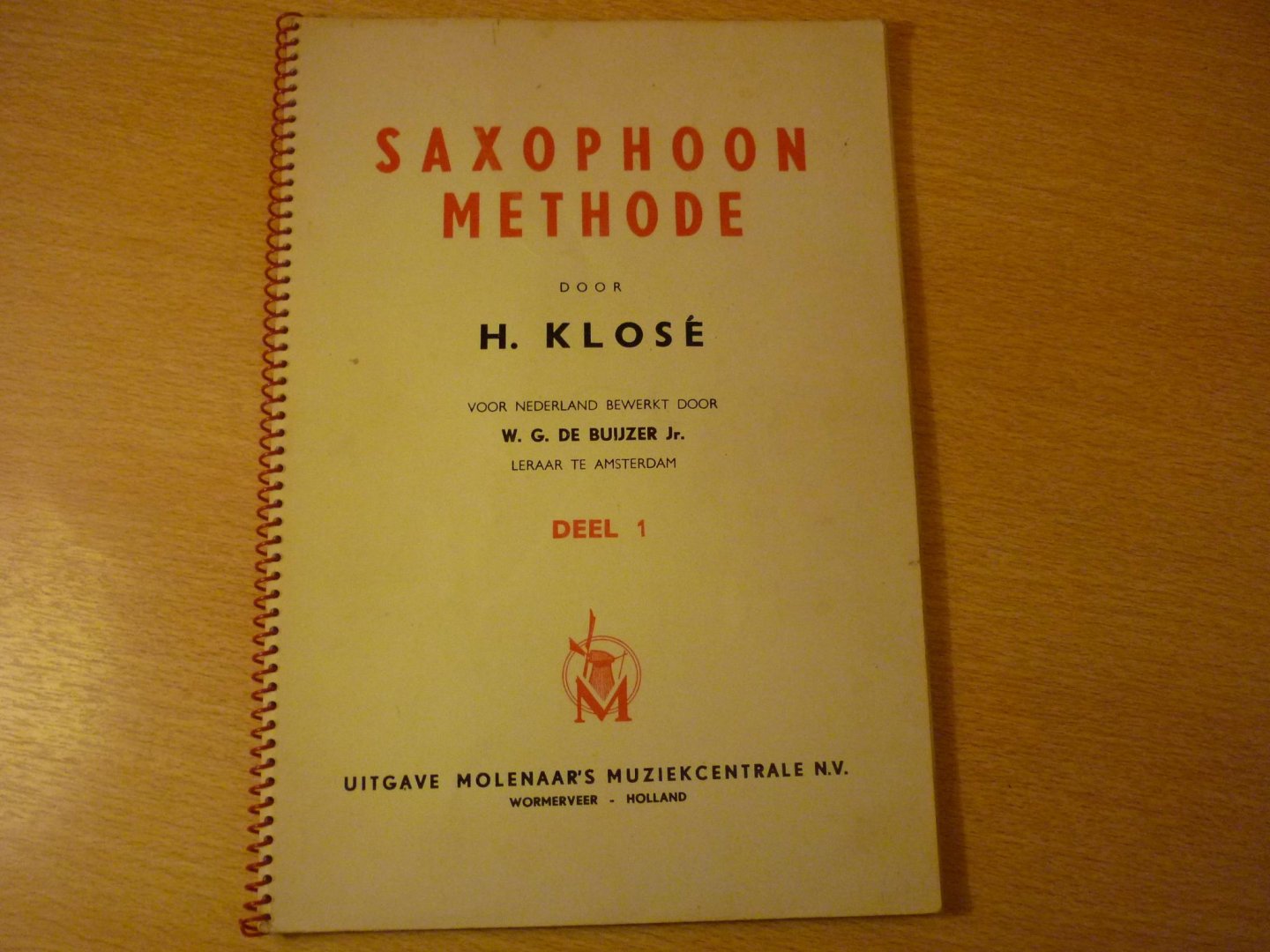 Klosé; H. - Saxophoon Methode - Deel 1 (met grepentabel)