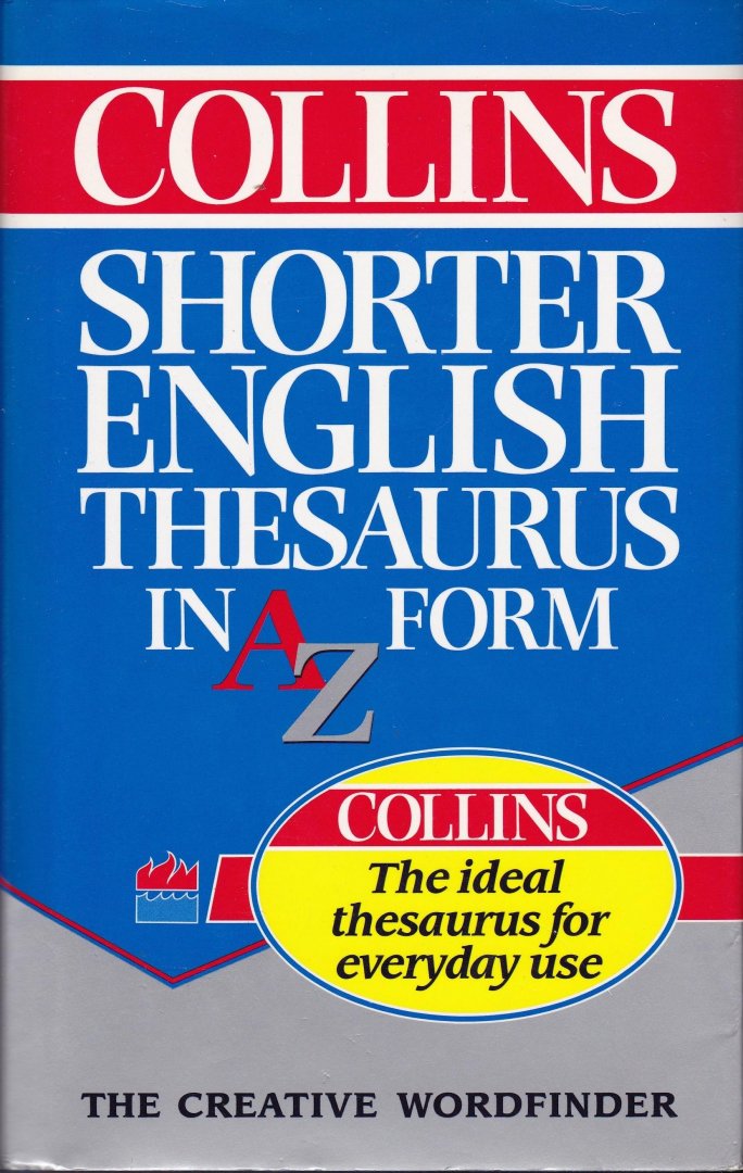  - Collins Shorter English Thesaurus in A-Z Form