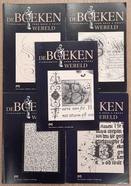 BOEKENWERELD, DE. - De Boekenwereld. Tijdschrift voor boek en prent. Dertiende jaargang, 1996 - 1997. Compleet: Vijf nummers.
