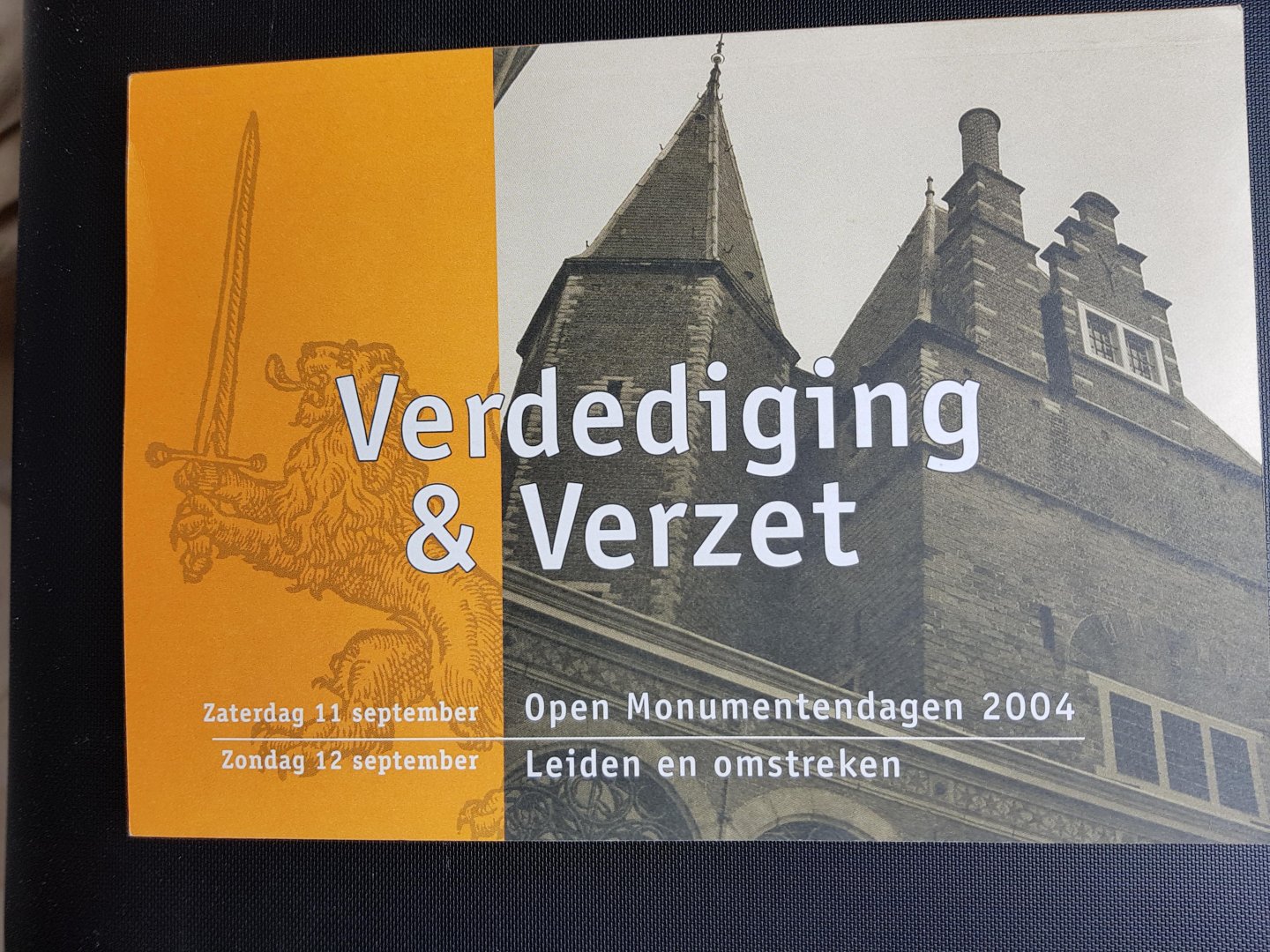 Bordewijk, Paul e.v.a. - Verdediging & Verzet - Open Monumentendagen 2004 Leiden en omgeving