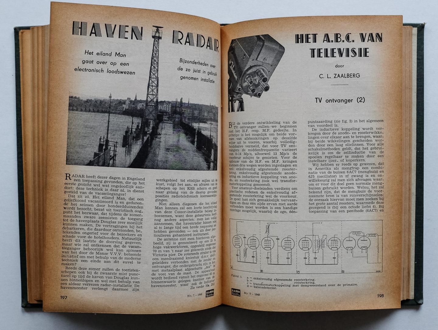 Radio Bulletin, AMROH - Radio Bulletin 1948 (12 nummers compleet, 363 pag.) - inclusief de omslagen en de index
