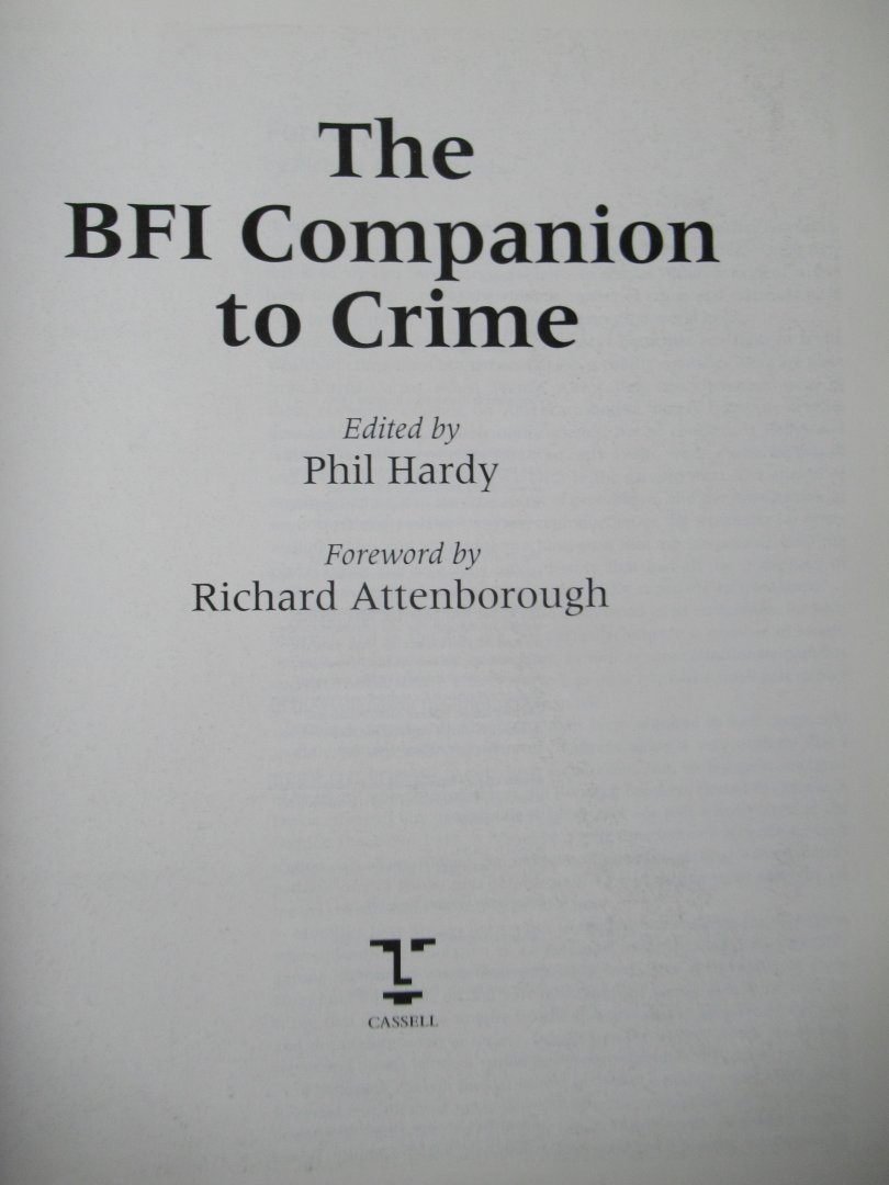 Hardy, Phil. - The BFI Companion to crime