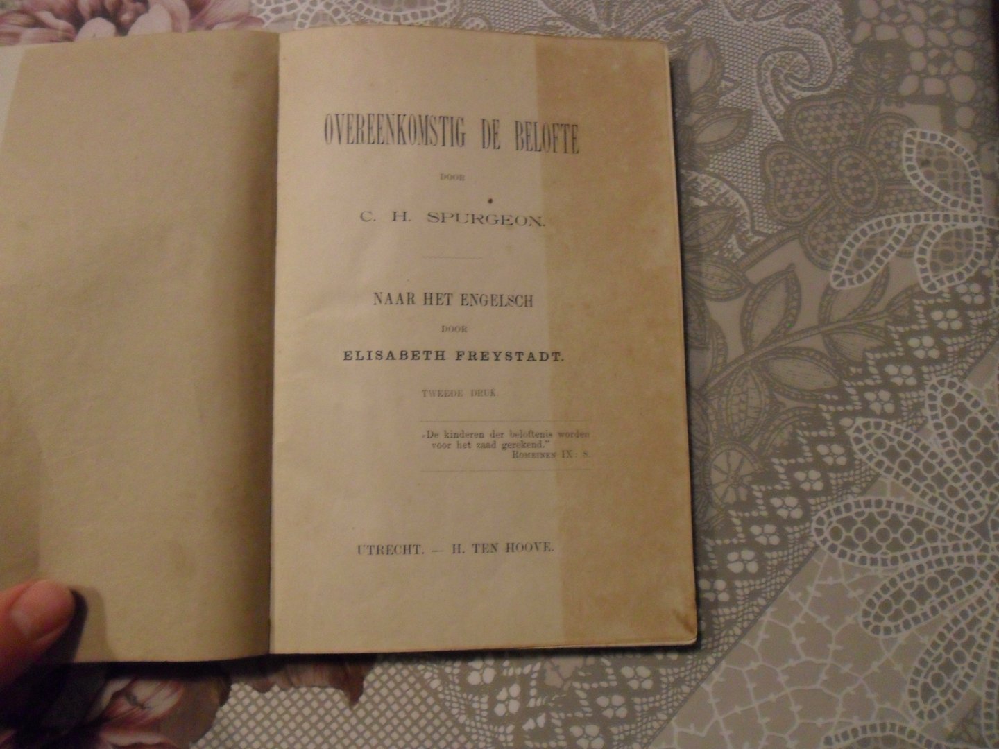 Spurgeon C.H. - Overeenkomstig de belofte