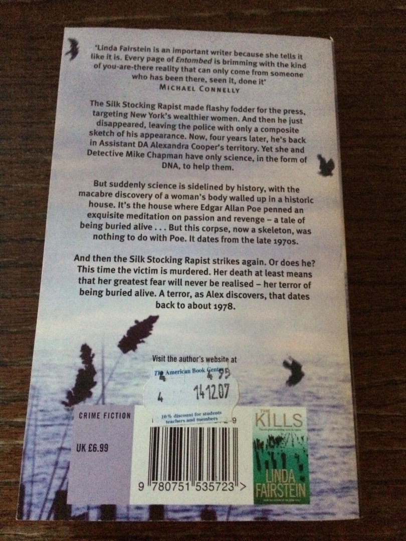 Fairstein, Linda - Entombed