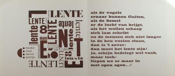 Bakker, René. - Lente.