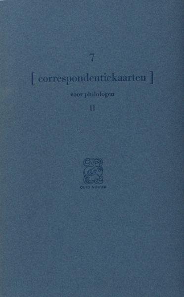 Heide, Albert van der (ed.). - 7 correspondentiekaarten voor philologen.