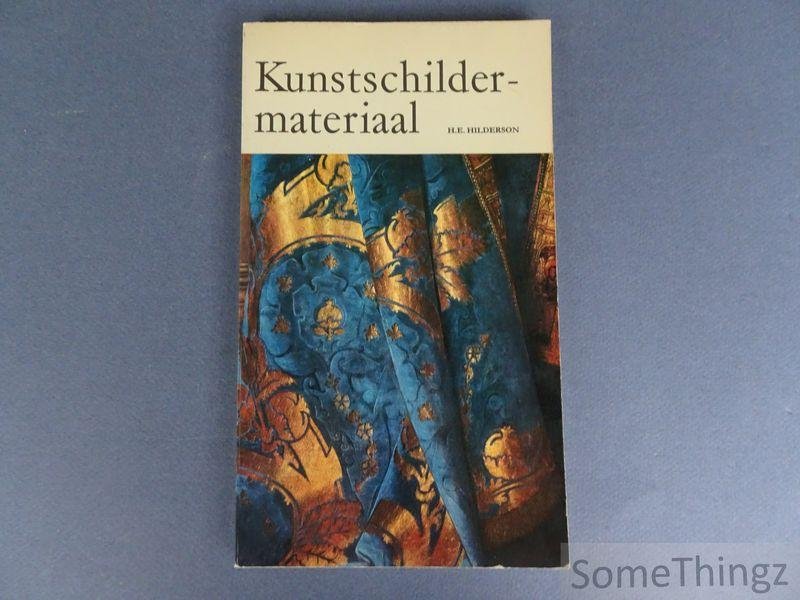 Hilderson H.E. - Kunstschildermateriaal. Met 37 tekeningen en 5 zwart-wit foto's in de tekst en 16 pag. reprodukties in vierkleurendruk buiten de tekst.