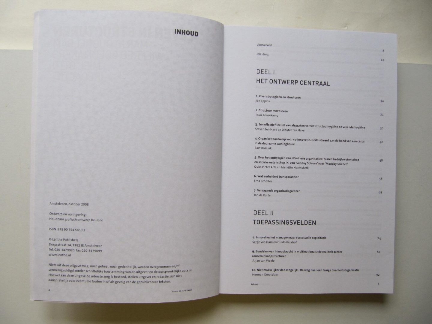 Dubbeldam, M. / Goedmakers, W. / Otto, M. - Leven in structuren