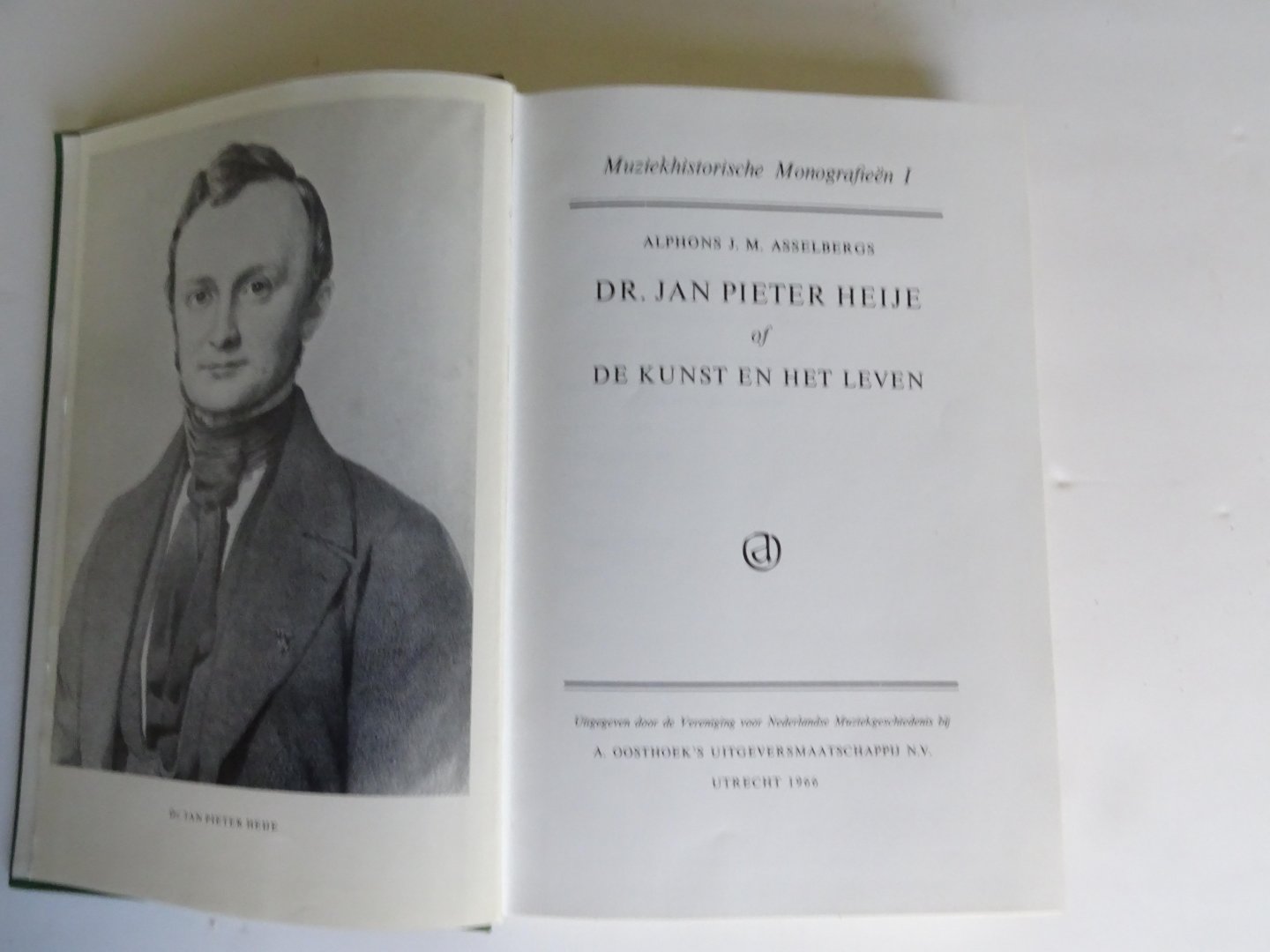 Asselbergs, Alphons J.M. - Dr. Jan Pieter Heije of De kunst van het leven.