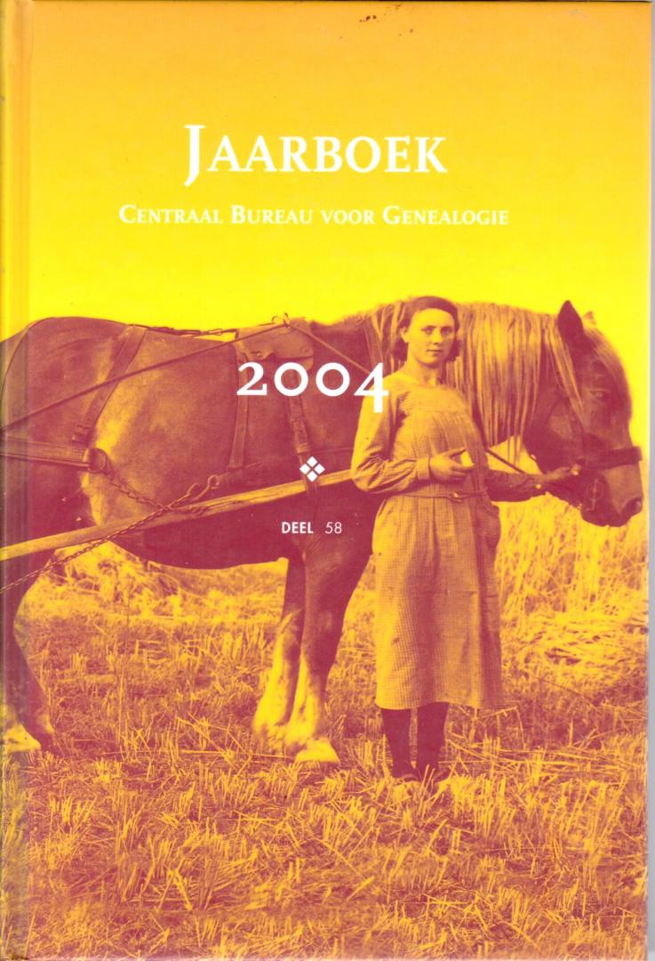 CBG - Jaarboek CBG 2004, deel 58, Vrouwen, familie en maatschappij