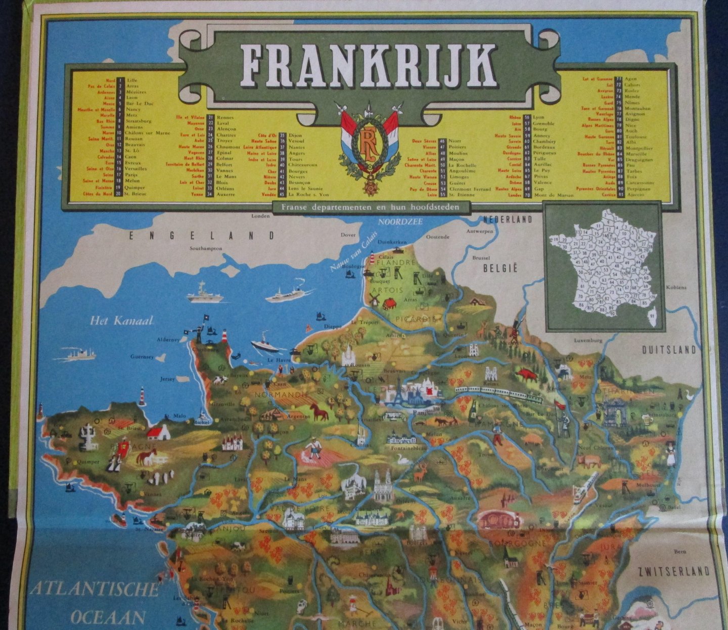 Bakker, Piet. - Douwe Egberts - FRANKRIJK - COMPLEET met alle kleurenfoto's.