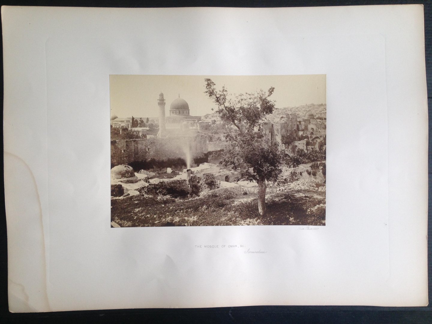 Frith, Francis - The Mosque of Omar, & c., Jerusalem, Series Egypt and Palestine