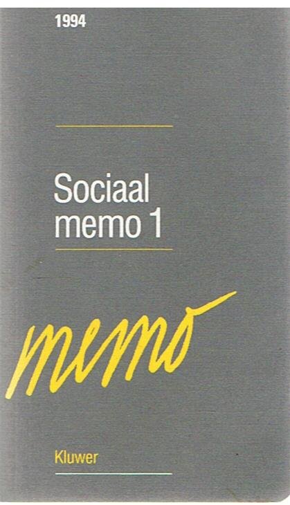 Redactie - Sociaal Memo 1 - 1994