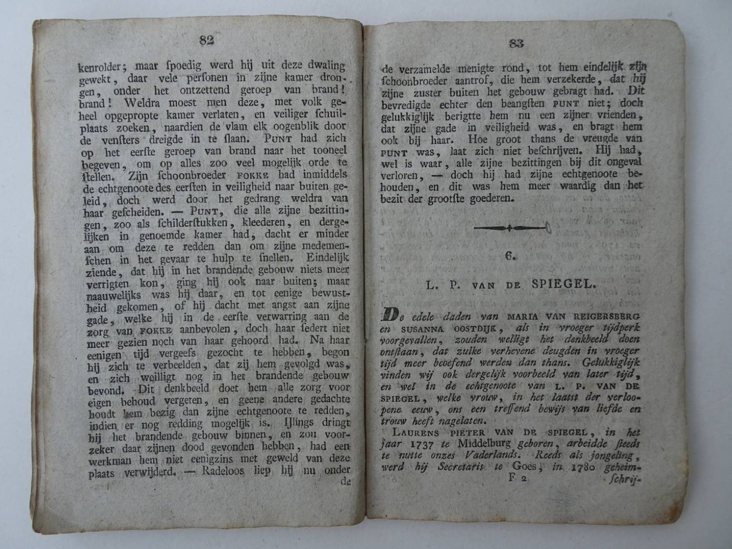 Anslijn, N.. - Nederlandsche voorbeelden van deugd. Een leesboek voor de schooljeugd. Eerste stukje.