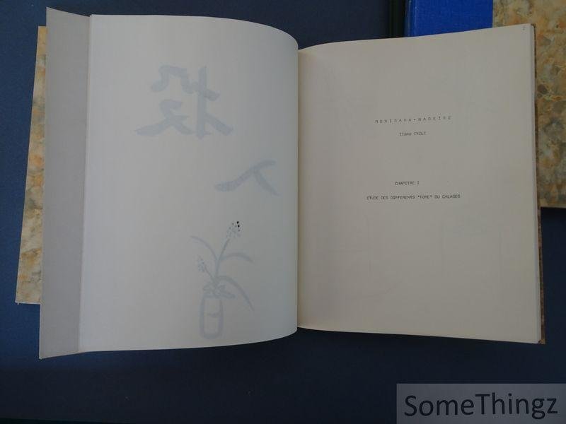 N/A. - Ikebana. Tome I: Moribana. Ier cycle. Tome II: Moribana-Nageire. IIème cycle. Tome III: Moribana-Nageire: IIIe cycle. Tome IV: Moribana-Nageire. IVème cycle.