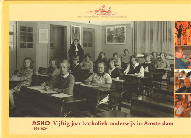 Diverse auteurs - ASKO 1954-2004, Vijftig jaar Katholiek Onderwijs in Amsterdam, 136 pag. hardcover, gave staat