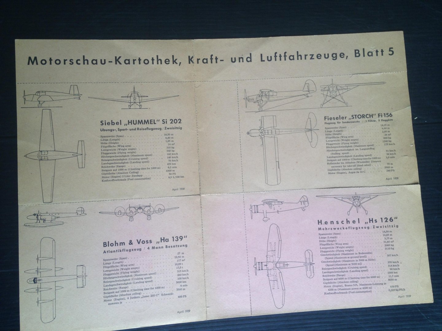  - Motorschau-Kartothek, Kraft-und Luftfahrzeuge, Blatt 5