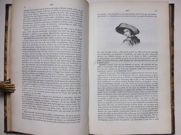 Immerzeel, J. junior. - De levens en werken der Hollandsche en Vlaamsche kunstschilders, beeldhouwers, graveurs en bouwmeesters, van het begin der vijftiende eeuw tot heden. Eerste deel.