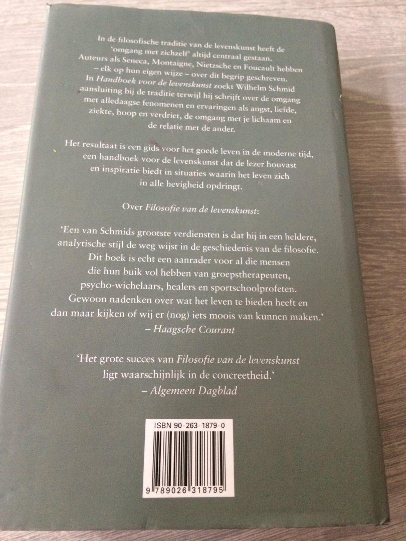 Schmid, W. - Handboek voor de levenskunst