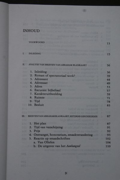 P. van der Vliet ; Wolff, B; Deken, A - Abraham Blankaart:  Wolff en Deken's Brieven van Abraham Blankaart een bijdrage tot de kennis van de Reformatorische Verlichting