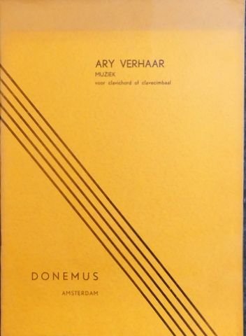 Verhaar, Ary: - Muziek voor clavichord of clavecimbaal