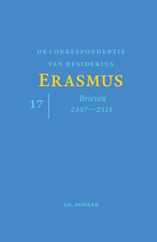 Desiderius Erasmus - De correspondentie van Desiderius Erasmus 17