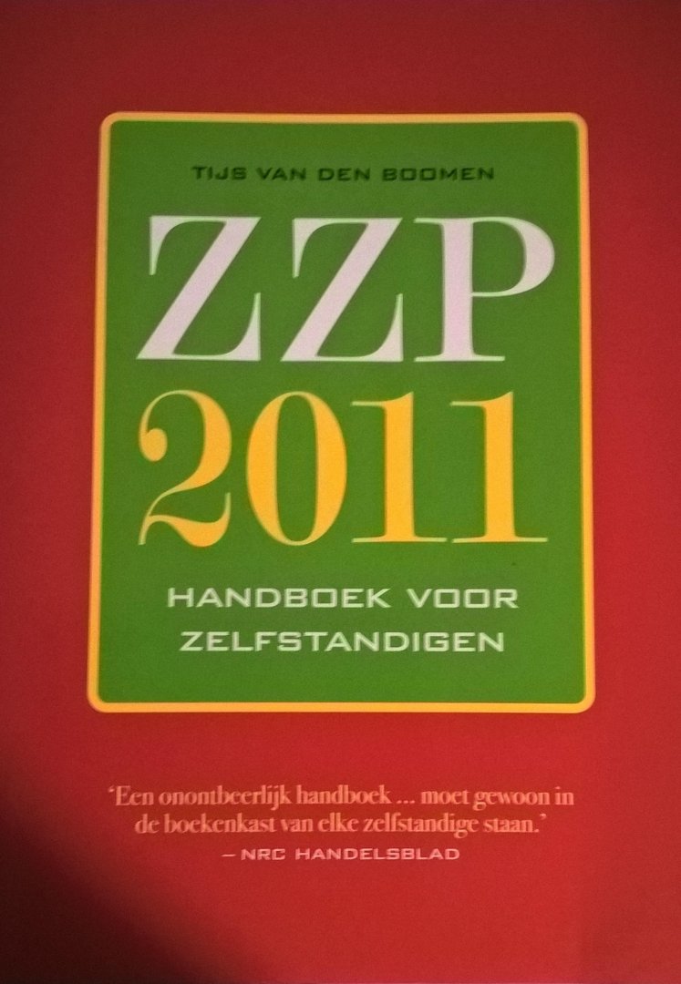 Boomen van den Tijs - ZZP 2011 / handboek voor zelfstandigen