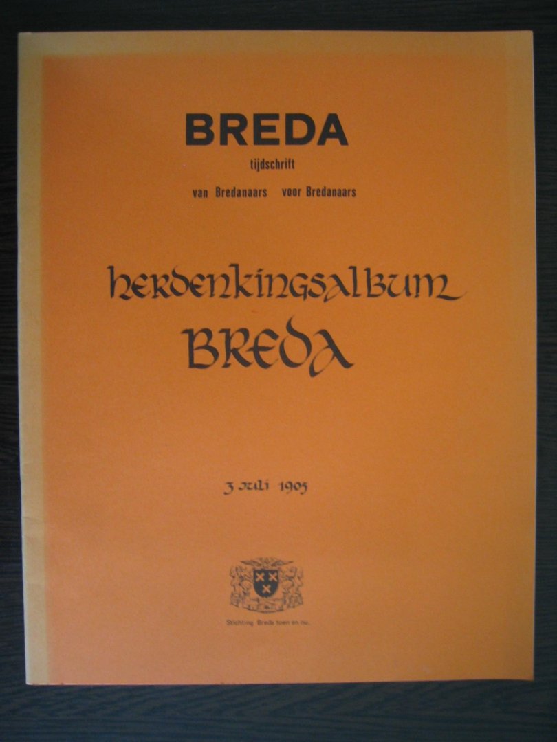 Herman de Ruiter - Herdenkingsalbum Breda 3 juli 1905