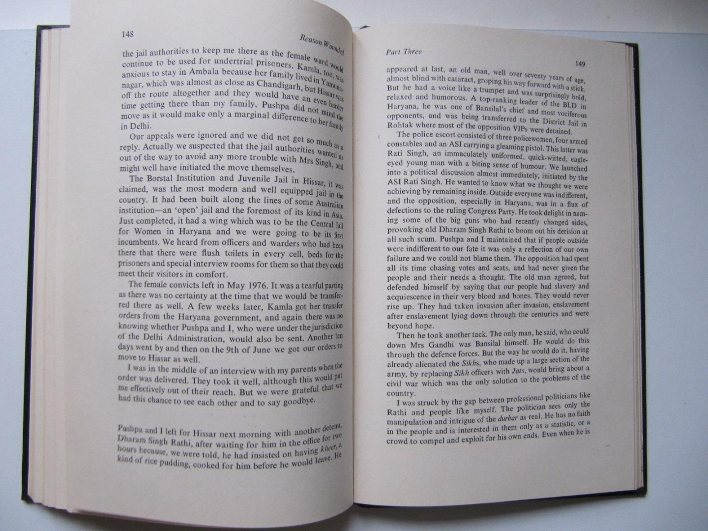 Primila Lewis - Reason Wounded - An experience of India's Emergency