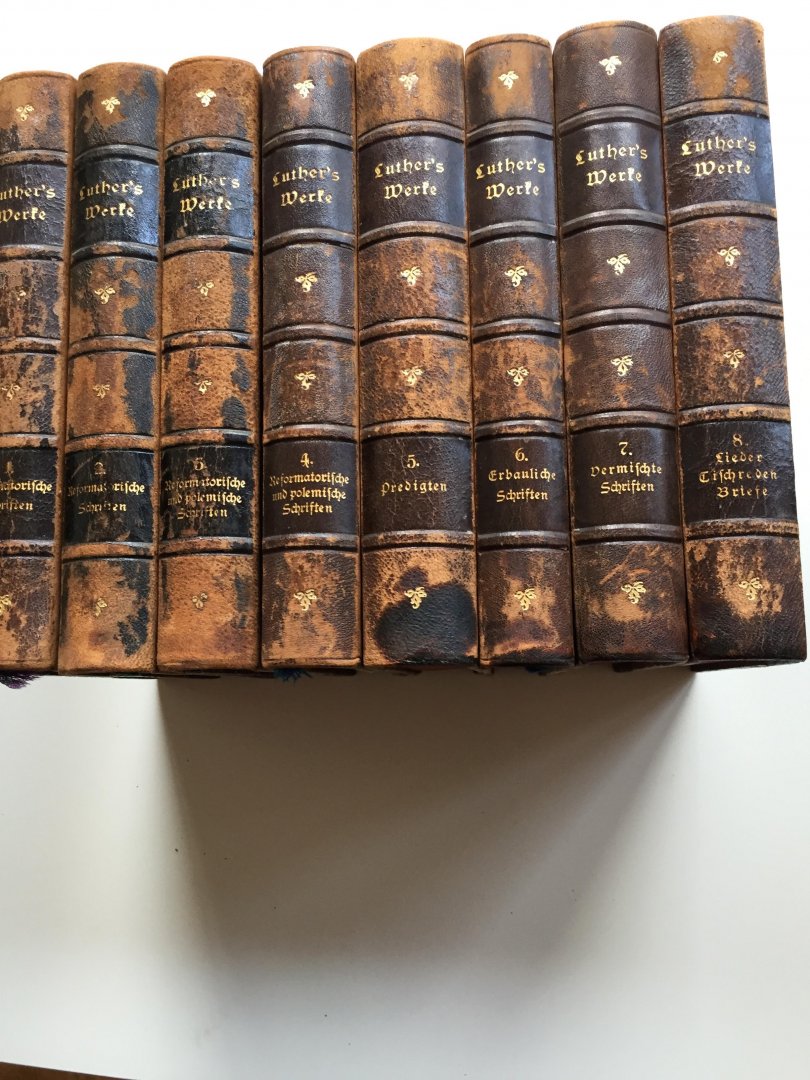 Luther, Martinus - Luthers Werke für das christliche Haus. Acht Bände.
