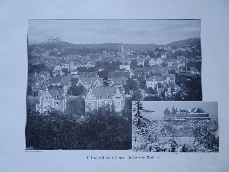 Uhlenhuth, Ed.. - Die Veste Coburg. Originalaufnahmen.