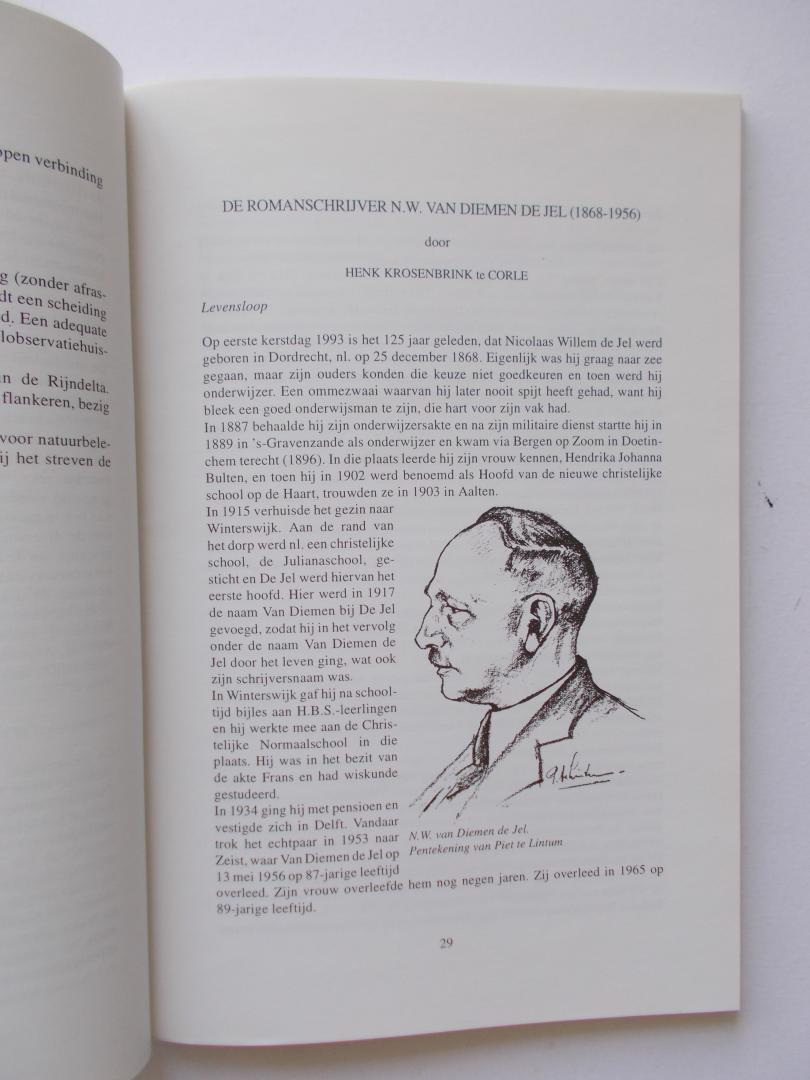Krosenbrink, Henk - ACHTERHOEK - De Roamnschrijver N.W. van Diemen de Jel (1868-1956)