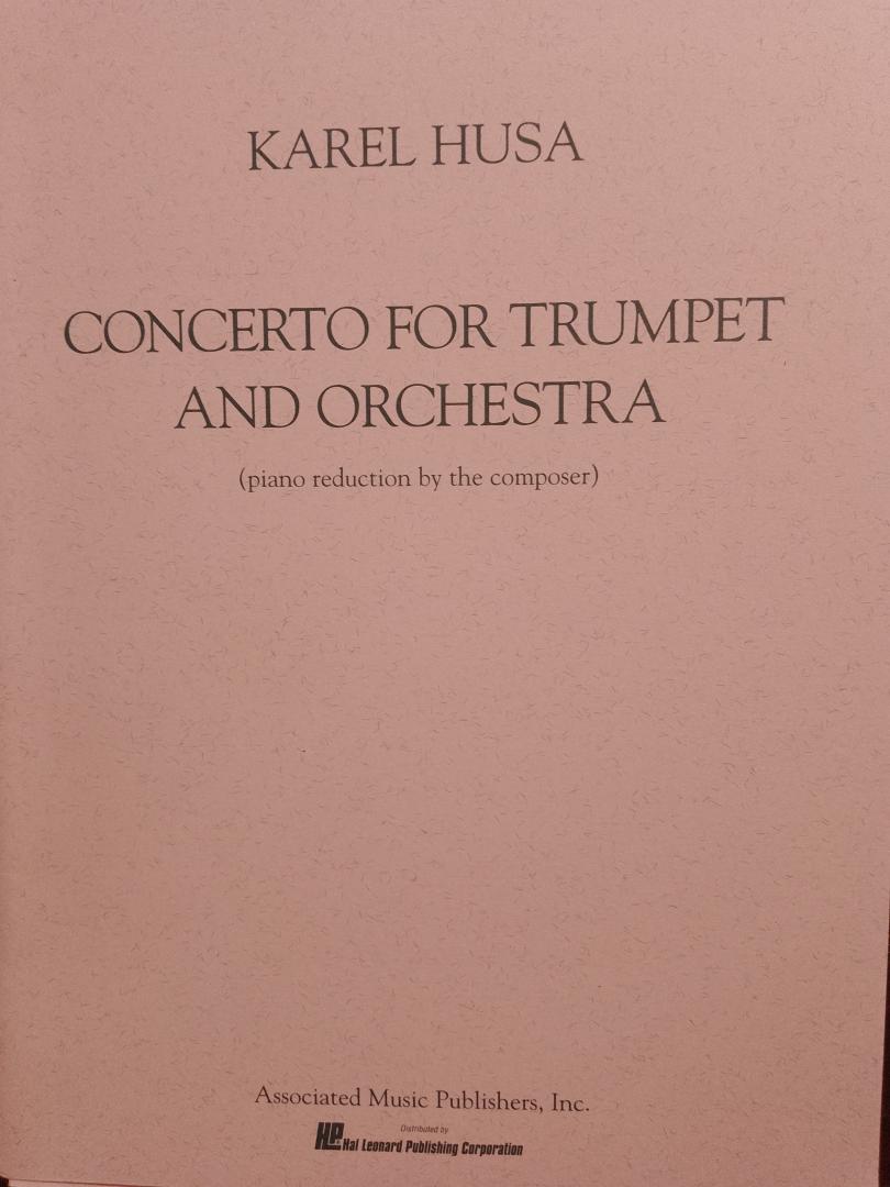 Karel Husa - Cpncerto for Trumpet and Orchestra (piano reduction by the composer)