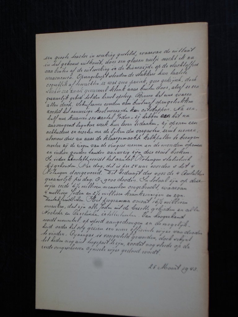 Jong, Dr.L.de - ‘Een sterfgeval te Auswitz’, Rede uitgesproken bij aanvaarding buitengewoon hoogleraarschap te Rotterdam