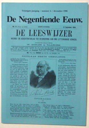 Bodt, Saskia de, Henk Eijssens, Ton van Kalmthout, Nop Maas (red.) - De Negentiende Eeuw