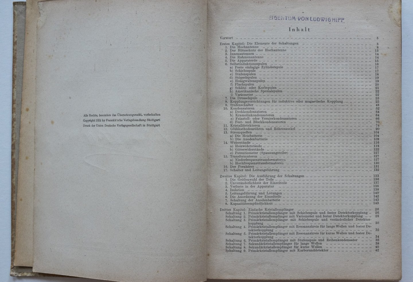 Günther, Hanns - Schaltungsbuch für Radioamateure, 50 erprobte Radioschaltungen zur Selbstanfertigung von Empfängern und Verstärkern aus käuflichen Einzelteilen
