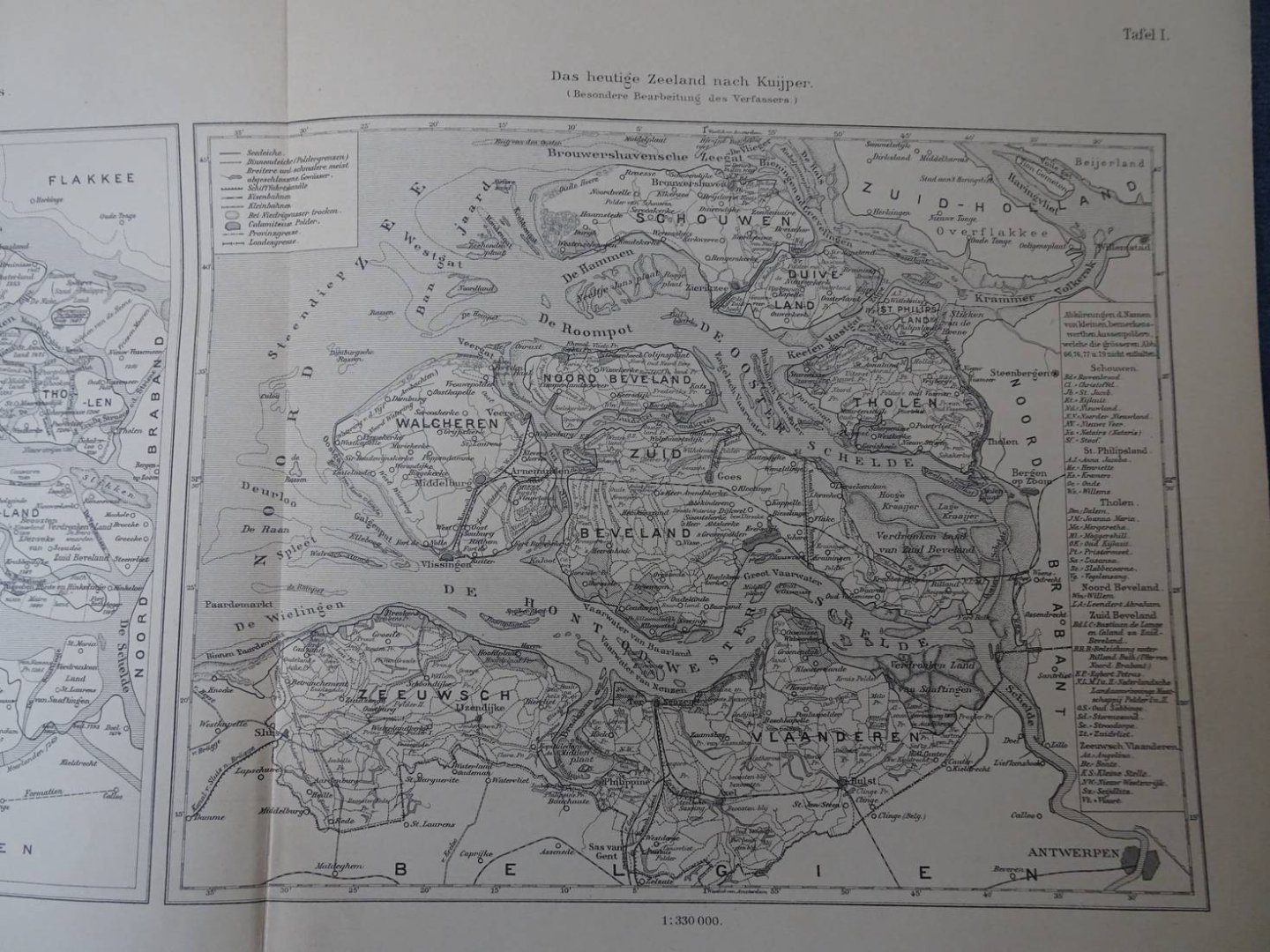 Müller, F.. - Das Wasserwesen der Niederländischen Provinz Zeeland. 2 Volumes, text and plates ( seperate, in portfolio).