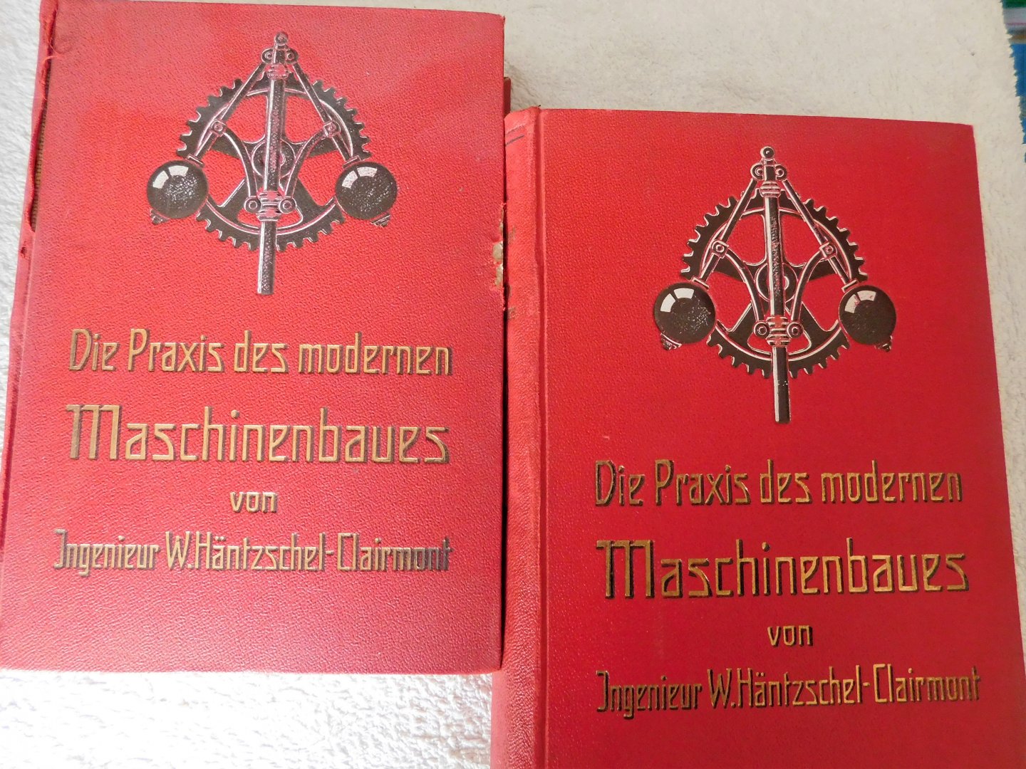 W. Häntzschel-Clairmont - Die Praxis des modernen Maschinenbaus band 1+2 1920
