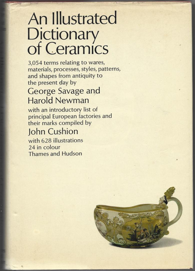 Savage, George Harold Newman; John Cusion (lijst van Europese fabrieken en hun merken) - An illustrated dictionary of ceramics