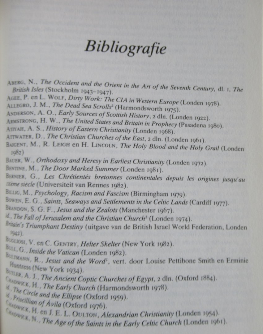 Baigent, M. - Leigh, Richard - Lincoln, Henri - De Messiaanse erfenis. De geheime kracht van de Prieuré de Sion