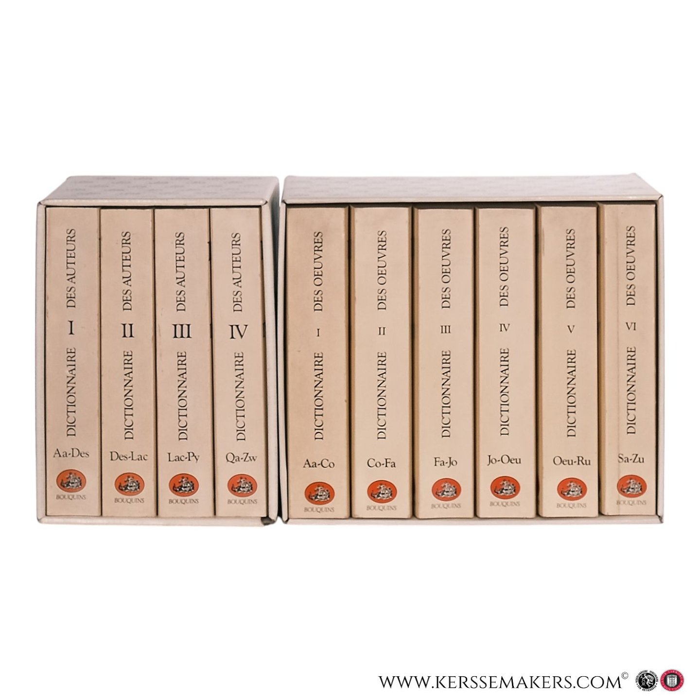 Schoeller, Guy (dir.). - Dictionnaire des oeuvres / Dictionnaire des auteurs. [ 10 volumes ].
