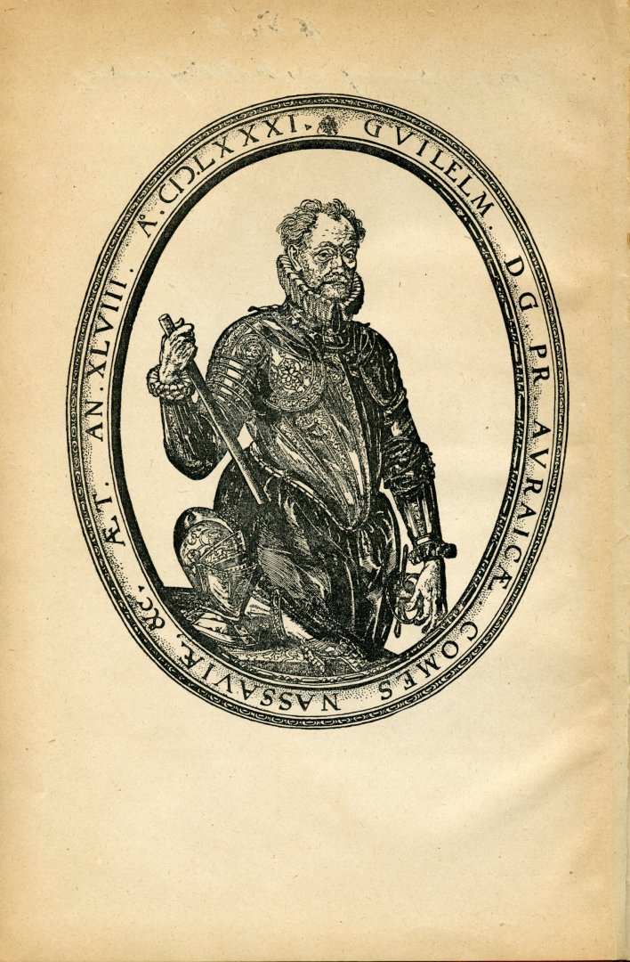 Verwey, Albert - Apologie ofte Verantwoordinge van den Prince van Orangien, voorrede van Albert Verwey en portret van den prins naar de gravure van Goltzius